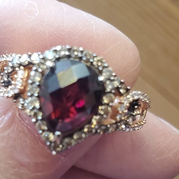 Levian Rhodolite & Diamond Ring